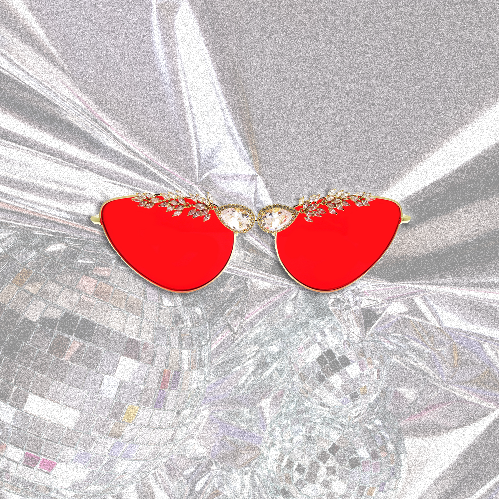 The FIRE BIRD Embellished Sunglasses