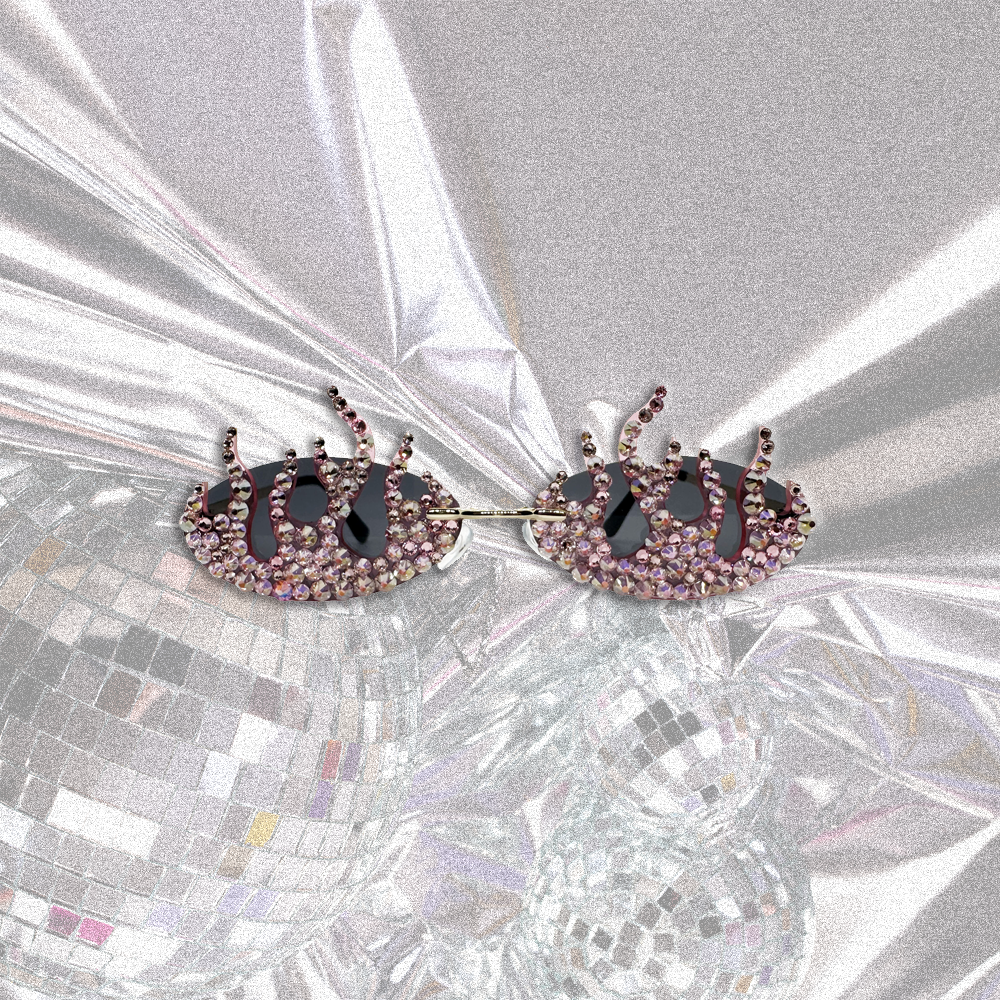 The THE FLAME Embellished Sunglasses