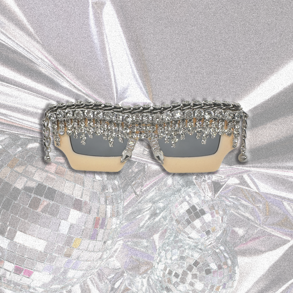 The NEW YORK Embellished Sunglasses
