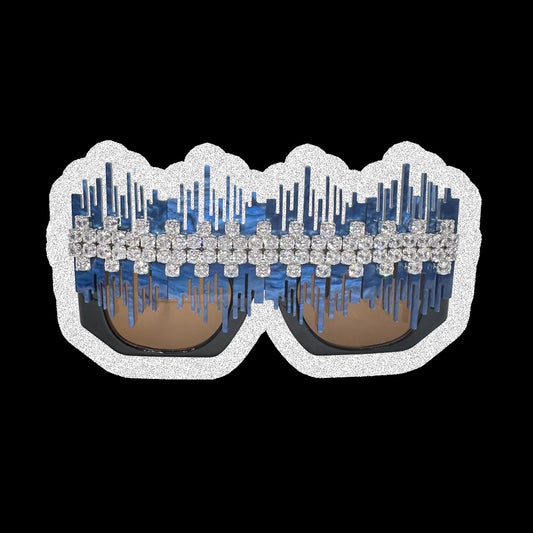 The BLUECITY Embellished Sunglasses