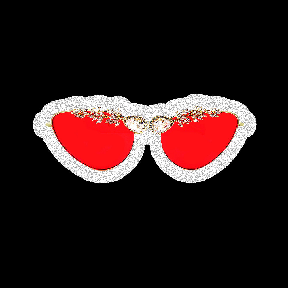 The FIRE BIRD Embellished Sunglasses