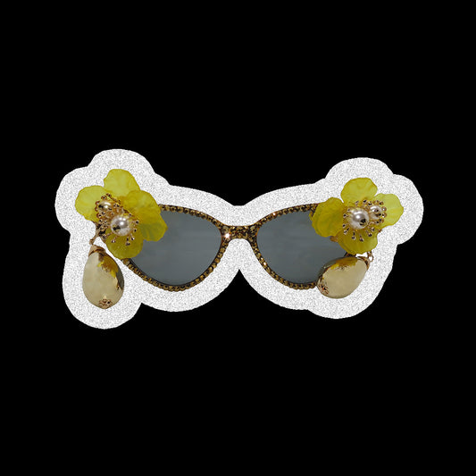The NORTH MELBOURNE Embellished Sunglasses
