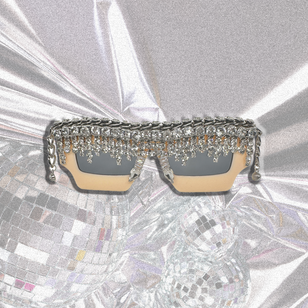 The NEW YORK Embellished Sunglasses