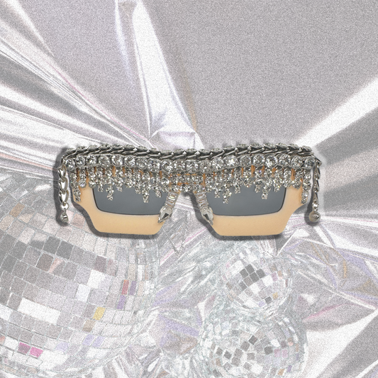 The NEW YORK Embellished Sunglasses